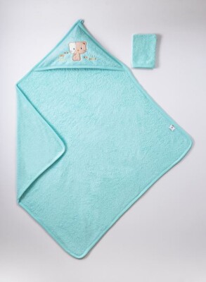 Wholesale Baby Bath Towel 100x100 Ramel Kids 1072-360 Мятно-зеленый