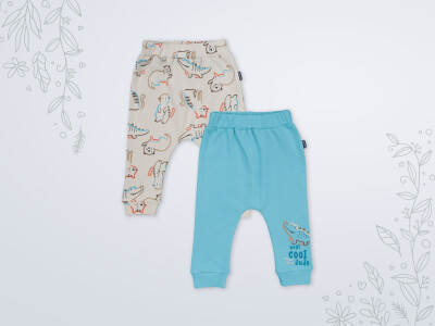 Wholesale Baby Boy 2-piece Pants Set 3-18M Miniworld 1003-18500 - Miniworld