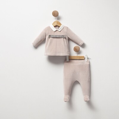 Wholesale Baby Boy 2pcs Body and Pants Set 2-6M Cassiope 2061-473778 - 1