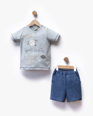 Wholesale Baby Boy 2pcs T-shirt and Shorts Set 2-5Y Flexi Baby 2063-216399 - Flexi Baby