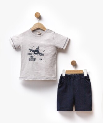 Wholesale Baby Boy 2pcs T-shirt and Shorts Set 2-5Y Flexi Baby 2063-216414 - 2