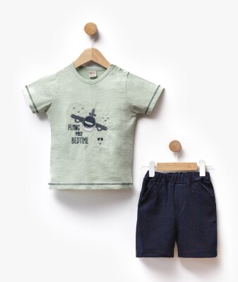 Wholesale Baby Boy 2pcs T-shirt and Shorts Set 2-5Y Flexi Baby 2063-216414 - 4