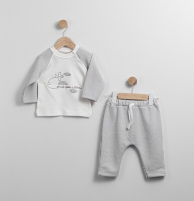 Wholesale Baby Boy 2pcs Tracksuit Set 3-12M Flexi Baby 2063-217566 - 1