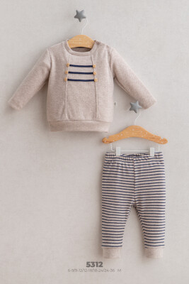 Wholesale Baby Boy 3-Piece Cardigan Sweater and Pants Set 6-24M Tongs 1028-5312 - Tongs