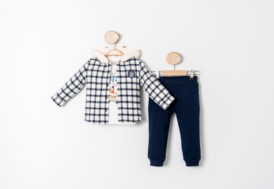 Wholesale Baby Boy 3-Piece Shirt, Bodysuit and Pants Set 9-24M Sani 1068-10002 - Sani