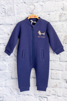 Wholesale Baby Boy Dog Embroidered Romper 6-24M Zeyland 1070-252M1KPB46 Индиговый 