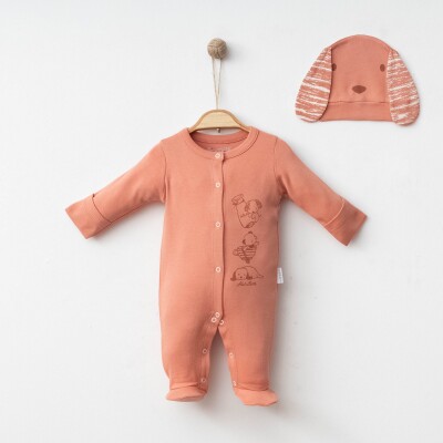 Wholesale Baby Boy Jumpsuit 0-3M Gümüş Baby 2043-0084-1 - Gümüş Baby