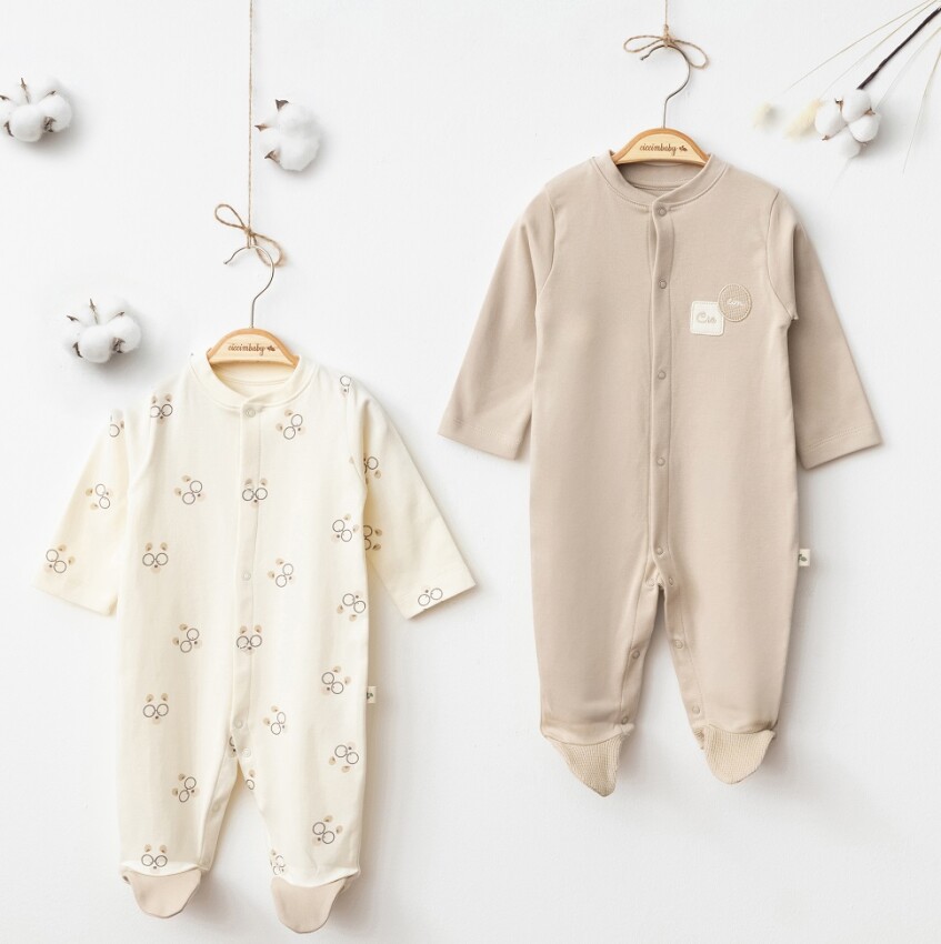 Wholesale Baby Boy Jumpsuit 0-6M Ciccimbaby 1043-5053 - 2