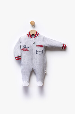 Wholesale Baby Boy Jumpsuit 0-6M Flexi Baby 2063-252326 Серый 