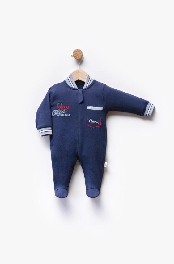 Wholesale Baby Boy Jumpsuit 0-6M Flexi Baby 2063-252326 - 4