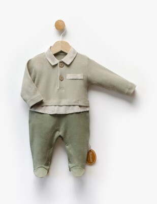 Wholesale Baby Boy Linen Jumpsuit 0-6M Bebbemini 2065-BM-2323 - Bebbemini (1)