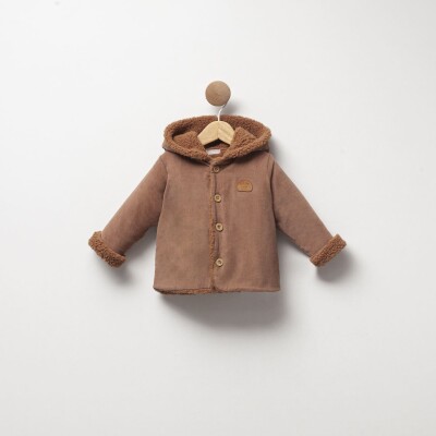 Wholesale Baby Boy Plush Lined Coat 6-12M Cassiope 2061-441098 - 1