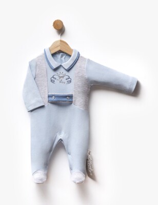 Wholesale Baby Boy Printed Baby Boy Printed Bodysuit 0-6M Flexi Baby 2063-252338 - Flexi Baby