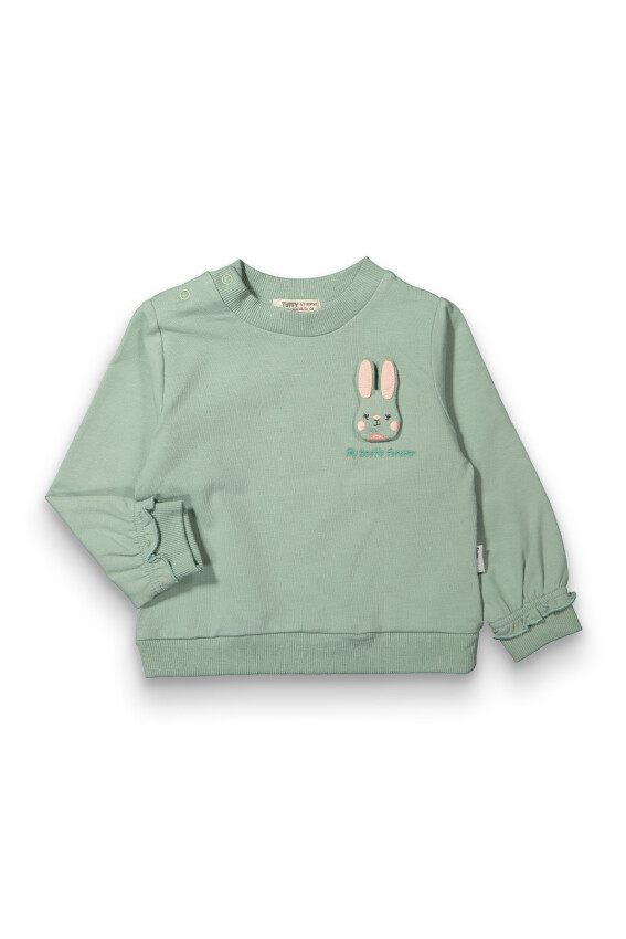 Wholesale Baby Boy Rabbit Hoodie 6-18M Tuffy 1099-0414 - 5