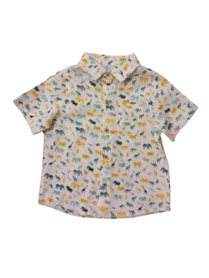 Wholesale Baby Boy Shirt 6-24M Timo 1018-TE4DÜ034243951 Нежно-жёлтый 