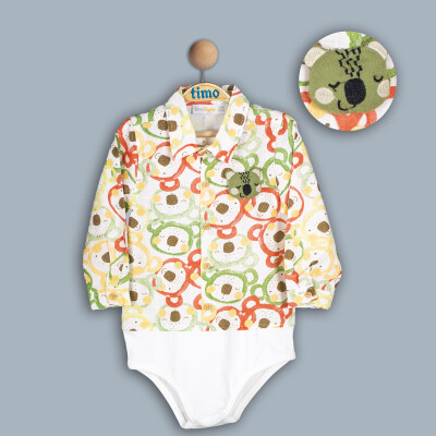 Wholesale Baby Boy Shirt 6-24M Timo 1018-TE4DÜ042243451 - Timo (1)