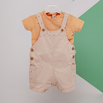Wholesale Baby Boys 2-Piece Overalls and T-shirt 3-12M BabyZ 1097-4321 - BabyZ