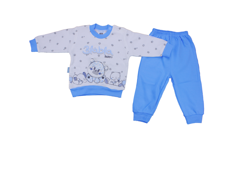 Wholesale Baby Boys 2-Piece Pajama Set 3-9M Hoppidik 2017-2204 - 1