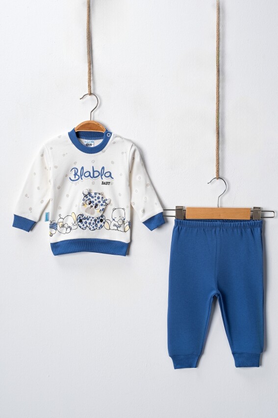 Wholesale Baby Boys 2-Piece Pajama Set 3-9M Hoppidik 2017-2204 - 5