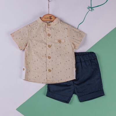 Wholesale Baby Boys 2-Piece Shirt and Shorts set 6-18M BabyZ 1097-4696 - 2