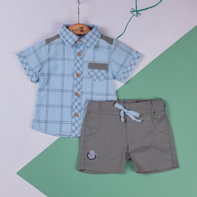 Wholesale Baby Boys 2-Piece Shirt and Shorts set 6-18M BabyZ 1097-4710 - 2
