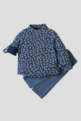 Wholesale Baby Boys 2-Piece Shirt Set with Pants 9-24M Kidexs 1026-35067 - 2
