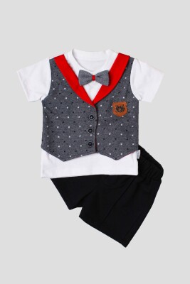 Wholesale Baby Boys 2-Piece T-shirt and Shorts Set Set 6-18M Kidexs 1026-65108 - 1