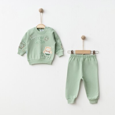 Wholesale Baby Boys 2-Piece Tracksuit Set 3-9M Hoppidik 2017-2364 - 3