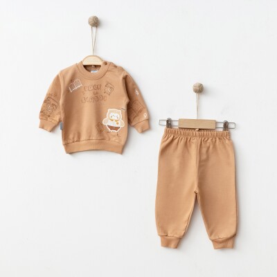 Wholesale Baby Boys 2-Piece Tracksuit Set 3-9M Hoppidik 2017-2364 - 4