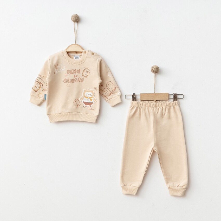 Wholesale Baby Boys 2-Piece Tracksuit Set 3-9M Hoppidik 2017-2364 - 5