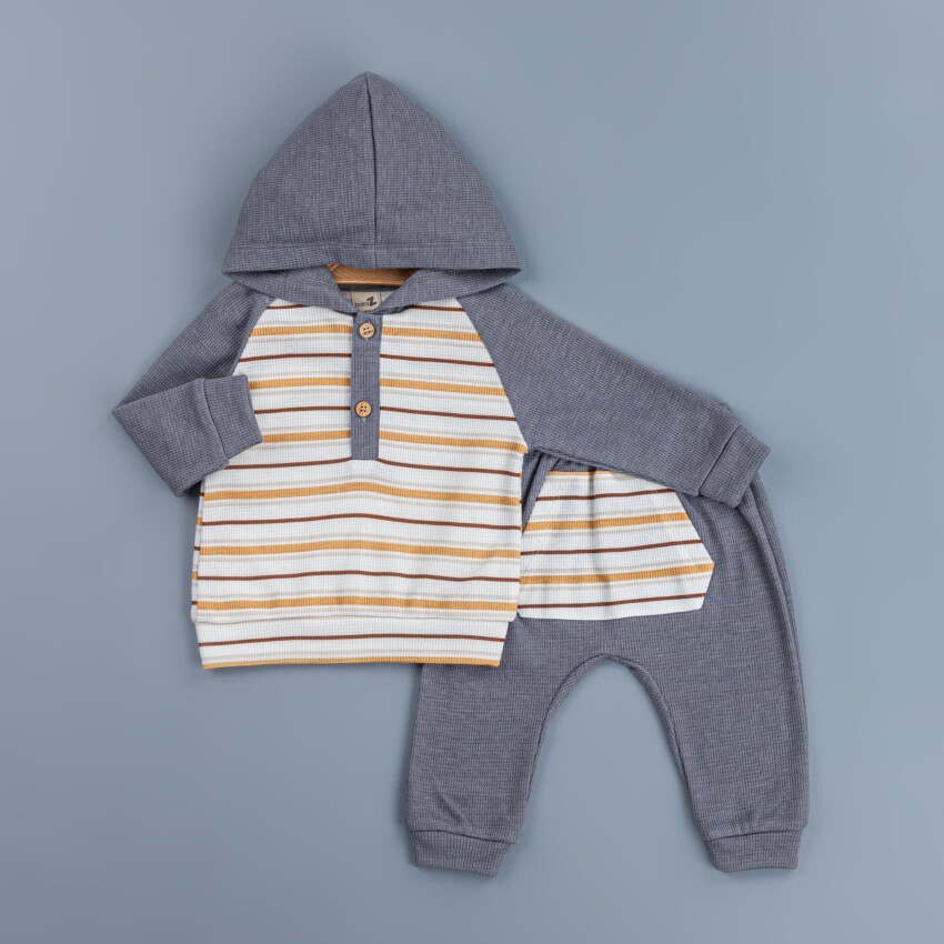 Wholesale Baby Boys 2-Piece Tracksuit Set 6-24M BabyZ 1097-4745 - 2