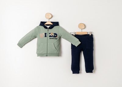 Wholesale Baby Boys 3-Piece Tracksuit Set 9-24M Sani 1068-10026 - Sani (1)