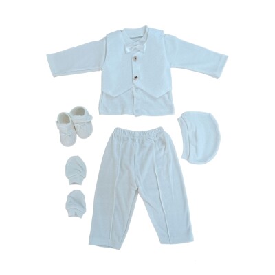 Wholesale Baby Boys 5-Piece Set 0-3M Tomuycuk 1074-15060-03 - Tomuycuk