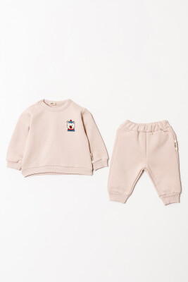 Wholesale Baby Boys Basic Tracksuit Set 6-18M Tuffy 1099-0812 - 3