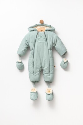 Wholesale Baby Boys Coat Jumpsuit 0-12M Babyline 2015-24-215 Мятно-зеленый