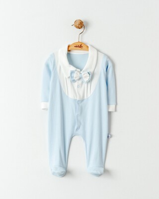 Wholesale Baby Boys Jumpsuit 0-6M Miniborn 2019-3505 Синий