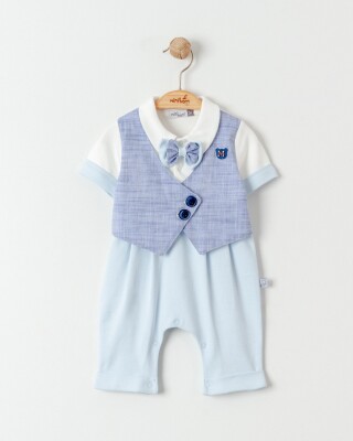 Wholesale Baby Boys Jumpsuit 3-18M Miniborn 2019-6287 Синий