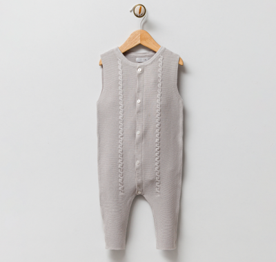 Wholesale Baby Boys Knitwear Rompers 3-9M Gubo 2002-2087 Серый 