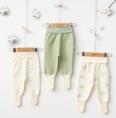 Wholesale Baby Boys Organic Pants 0-12M Ciccimbaby 1043-5061 - 1