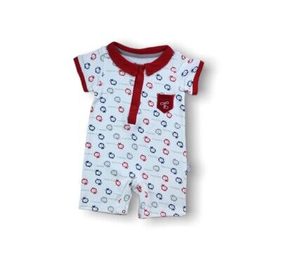 Wholesale Baby Boys Patterned Rompers 6-18M Tomuycuk 1074-25258 - 5