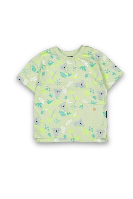 Wholesale Baby Boys Patterned T-shirt 6-18M Tuffy 1099-8020 - 3