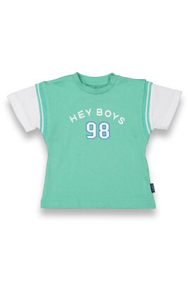 Wholesale Baby Boys Printed T-shirt 6-18M Tuffy 1099-8024 - 2