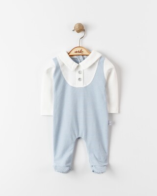 Wholesale Baby Boys Rompers 0-6M Miniborn 2019-6313 Синий