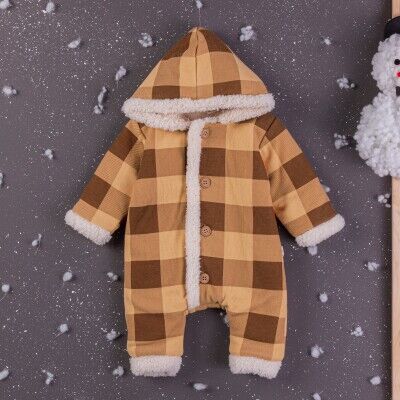 Wholesale Baby Boys Rompers With Hoodie 3-12M BabyZ 1097-4367 - BabyZ