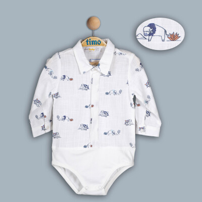 Wholesale Baby Boys Shirt 6-24M Timo 1018-TE4DT042243141 - 1
