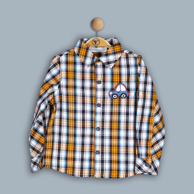 Wholesale Baby Boys Shirt 6-24M Timo 1018-TE4DÜ202243571 - 3