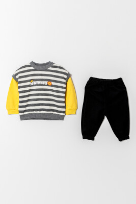 Wholesale Baby Boys Tracksuit Set 6-18M Tuffy 1099-0827 Жёлтый 