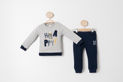 Wholesale Baby Boys Tracksuit Set 9-24M Sani 1068-10033 - 4