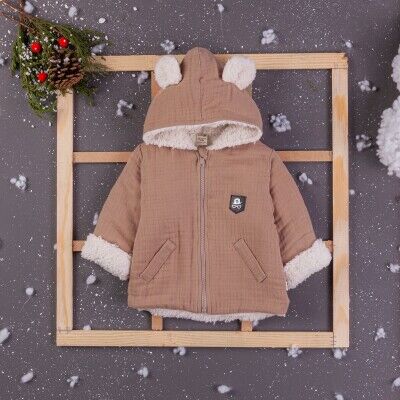 Wholesale Baby Boys Welsoft Coat With Hoodie 6-24M BabyZ 1097-4756 - 2