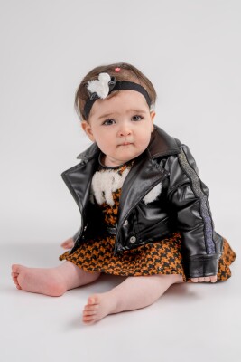 Wholesale Baby Girl 2-Piece Dress with Jacket 6-24M Bubbly 2035-842 - Bubbly